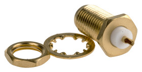 Złącze koncentryczne Montaż na panelu Żeński 50Ω typ złącza Złącze SMA 0 to 18GHz Lutowane typ kabla Koncentryczny