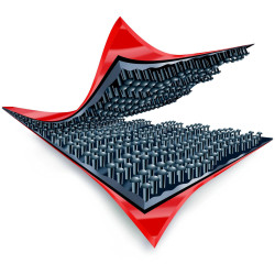 3M SJ3540/25 Dual Lock Hook &amp; Loop Tape Stick-On 45.7 m x 25 mm Black 1 pc