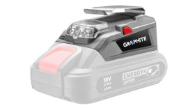 Latarka Akumulatorowa 18V Li-Lion Z Wyjściem Usb