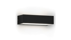 Kinkiet Ogrodowy 9W, 450Lm, 4200K, Ip65, Czarny, Andiz Horoz