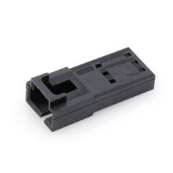 Molex 701070002 SL Crimp Housing 3-pin 2.54mm Pitch Black 1Pc Bag