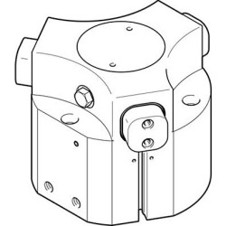 Chwytak pneumatyczny, palce: 3, Podwójna, 8 barów