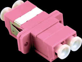 21990666 LC duplex fibre-optic coupling, multi-mode