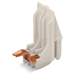 WAGO 711-119 Connecting Adaptor 2-pole for Wire 0.2-1.9mm &#xD8; Natural