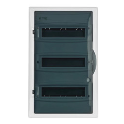 Rozdzielnica modułowa 3x12 p/t ECONOMIC BOX RP 3/36 drzwi transparentne (N+PE) lP40 2516-01