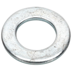 Sealey FWA2037 Flat Washer M20 x 37mm Form A Zinc DIN 125 Pack of 50