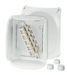 Puszka odgałęźna 255x205x112 5x25mm2 CU IP66 szara DK 2525 GZ 62000162