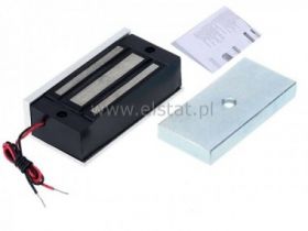 Elektromagnes trzymający 12V 60kgf; zwora