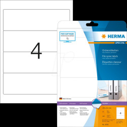 5095 SPECIAL A4 file labels
