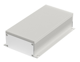 Obudowa Aluminium szerokość zew. 105 mm długość zew. 220 mm wys. zew. 48 mm Bopla IP40 Aluminium (anodyzowane)