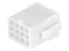 Wtyk gniazdo przewód-przewód męskie żeńskie 4,14mm 12-pin 172162-1