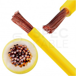 Kabel instalacyjny LgY / H05V-K 0,5mm2 jednożyłowy żółty 300/500V giętki linka Elektrokabel