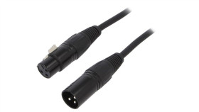 Kabel Xlr Męski - Xlr Żeński 3-Pin 1M Fc619101