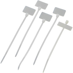 TruComponents 499482 Lead marker 20 x 13 mm Ecru 100pcs