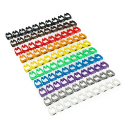 Zestaw 100 oznaczników numerycznych do kabli 6mm