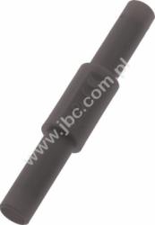 3310-IEC-SW Sprzęgło przewodów pomiarowych bezpiecznych, 2x gniazdo 4mm, czarne, ELECTRO-PJP, 3310IECSW