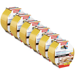 tesa 05686 Extra strong double-sided Tape 10m x 50mm 6pcs