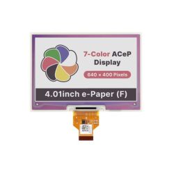 Wyświetlacz e-Paper E-Ink 7-kolorowy 4,01&quot; (F) 640x400 - Waveshare 19078