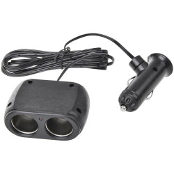 IWH 019012 Automotive Connector Double Socket 10A 12V 24V DC 12V Car Use