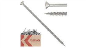 Wkręty Ciesielskie Z Łbem Stożkowym I Gniazdem W Białym Ocynku Torx 4,5X70...