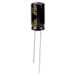 Panasonic EEUFM1A681L 680uF 10V P:3.5mm 105&#xB0;c Low Imp Radial Alum Electrolytic