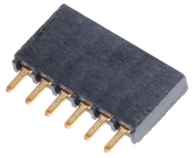 Gniazdo PCB 6 -pinowe raster: 2.54mm typu płytka – płytka Proste Przewlekany