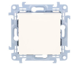 Łącznik uniwersalny-schodowy bez piktogramu (moduł) 10AX, 250V szybkozłącza biały CW6.01/X/11