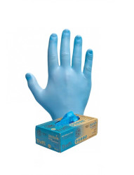 Rękawice jednorazowe, rozm. XS, 100Para szt., kolor: Niebieski, Traffi