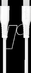 CU0263 Sync &amp; charging cable, USB-C -> USB-C, 1.5 m, white
