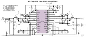 Dual 550kHz Synchronous 2-Phase Switching Regulator Controller
