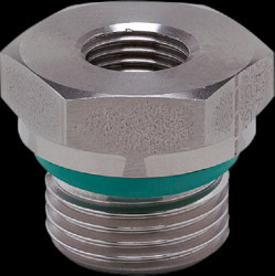 Screw-in adapter, 400 bar/40 MPa, G 1/4, G 1/2 for pressure sensors, E30135