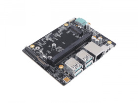 EX1 Carrier Board for Jetson Nano/Xavier NX/TX2 NX with compact function design and same size of NVIDIA Jetson Xavier NX carrier