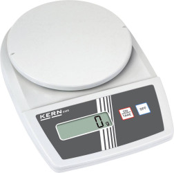 Kern EMB 5.2K5+C Waga szkolna Kalibracja (DAkkS) Zakres pomiaru maks. 5.2 kg Podziałka 5 g bateryjne biały