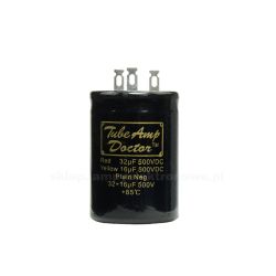 Kondensator 16+32uF/500V Chassis Gold Cap TAD