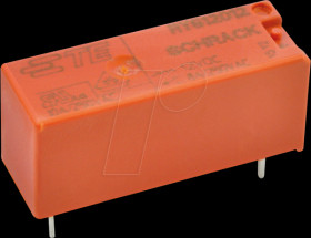 8-1393224-2 Monostable power relay, THT, 24 V DC, 8 A, 1 normally open conta