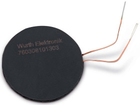 Cewka do ładowania bezprzewodowego, Ø 26.3mm, 1.5A, 500mΩ, Wurth Elektronik, WE-WPCC
