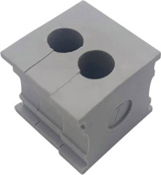 TRU COMPONENTS TC-10329284 Przepust kablowy ELT 2/7, (D x S) 21 mm x 21 mm, elastomer, 1 szt.