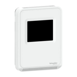 Zadajnik z czujnikiem temperatury ekran dotykowy, BACnet/Modbus, biały mat. SLPSTXX