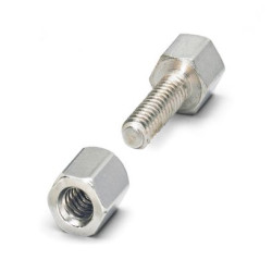 Zestaw złączek DIN Zestaw montażowy Phoenix Contact Wkładki stykowe zmiany płci DSUB Śruba SZEŚCIOKĄTNA