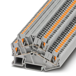 Część do listwy zaciskowej Phoenix Contact 12 → 26AWGWciskane PTTBS 2.5-DIO/O-U CUS 20A 500 V