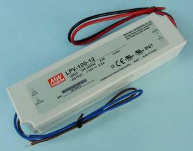 12V/8,50A/100W LPV-100-12 LED IP67 PLAST
