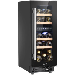 Baridi DH204 17 Bottle Slim Wine Fridge &amp; Cooler 30cm