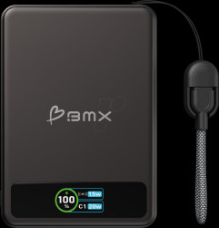B939-05-BL Powerbank, solid-state, solid, 5000 mAh, MagSafe, black