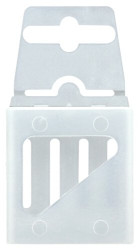 Pojemnik na akumulatorki R03 AAA przezroczysty