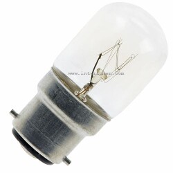 B22d 60V 15W klar 30x62 Pigmy ChRL D30