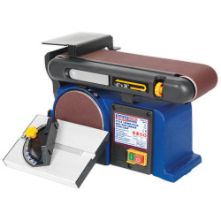 Sealey SM914 Belt/Disc Sander 915 x 100mm/&#xD8;150 370W/230V