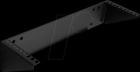 WB0013 19" wall bracket, 3 U, black