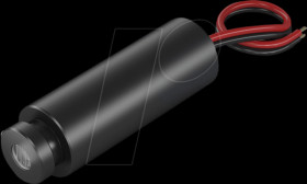 70118063 Dot laser module, red, 635 nm, 24 VDC, 12x45 mm, class 1