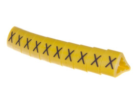 Oznacznik przewodów OZ-2/X żółty E04ZP-01020403600 /100szt./