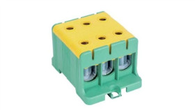 Blok Rozdzielczy - Odgałęźny 3 - Polowy 16-95Mm2 Żółto-Zielony Montaż Płaski...